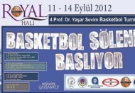 4. Prof. Dr. Yaşar Sevim Basketbol Turnuvası başlıyor
