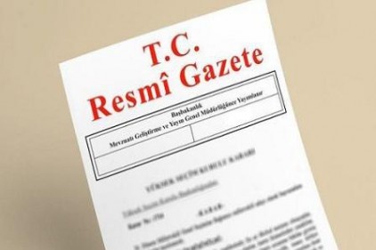 691 Sayılı KHK yayımlandı 