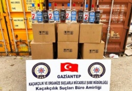 547 şişe kaçak içki ele geçirildi 