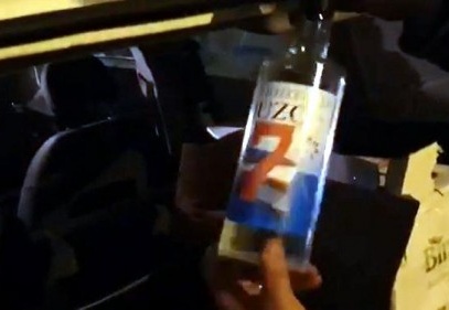 112 şişe sahte alkol ele geçirildi