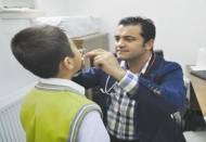 610 Suriyeli çocuk sağlık taramasından geçirildi