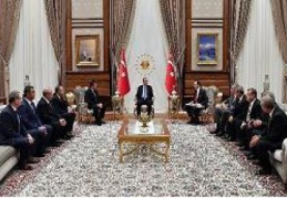 15 Temmuz Yardım Çeki Cumhurbaşkanı Erdoğan'a sunuldu