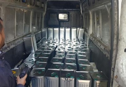 2 ton 180 kilogram kaçak zeytinyağı ele geçirildi