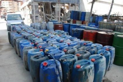 9 ton 71 litre kaçak mazot ele geçirildi