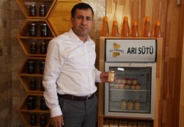 550 ton bal üretimi oldu