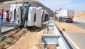 25 ton buğday çevreyoluna saçıldı 