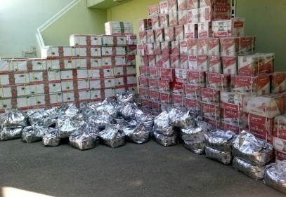 2 ton kaçak çay ele geçirildi