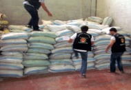 12 ton kaçak Teref’e el konuldu
