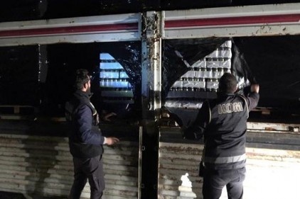 22 ton sahte alkol ele geçirildi
