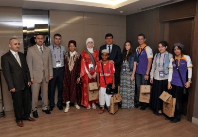 10. Türkçe Olimpiyatlarına gelen öğrenciler, belediyeleri ziyaret etti