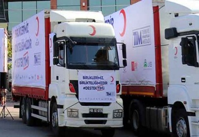 35 yardım TIR’ı, 250 aileye ulaşacak