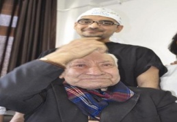 74 yaşında görme sevinci yaşadı