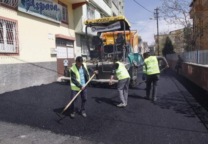 5 yılda 5 milyon metrekare asfalt yapıldı