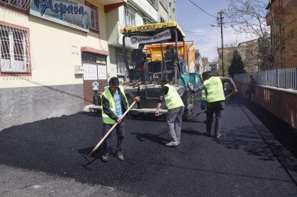 5 yılda 5 milyon metrekare asfalt yapıldı