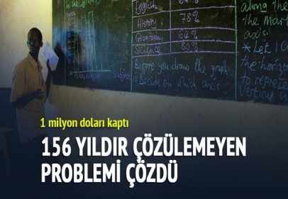 156 yıldır çözülemeyen problemi çözdü