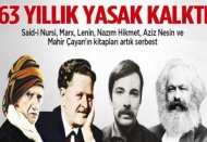 63 yıllık yasaklar kalktı