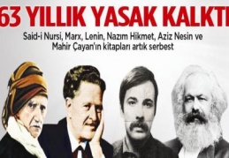 63 yıllık yasaklar kalktı