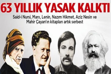 63 yıllık yasaklar kalktı