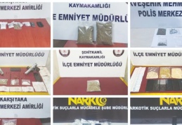 1 haftada 33 uyuşturucu satıcısı tutuklandı