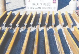 1 ton 700 kilogram ağırlığında tren rayını çaldılar