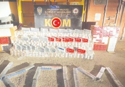 10 bin 790 paket kaçak sigara ele geçirildi