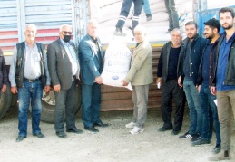 100 çiftçiye 100 ton buğday tohumu dağıtıldı