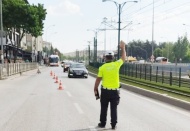 105 araç trafikten men edildi