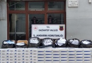 11 bin 500 paket kaçak sigara ele geçirdi