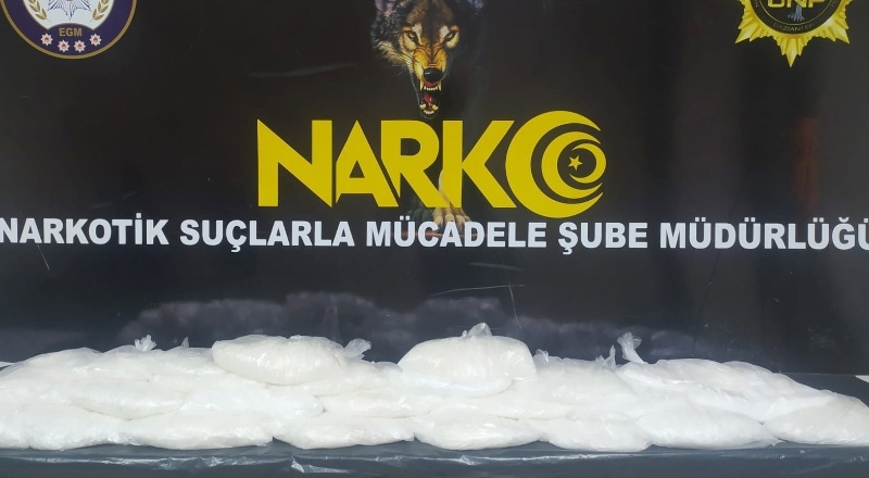 11 kilogram metamfetamin ele geçirildi