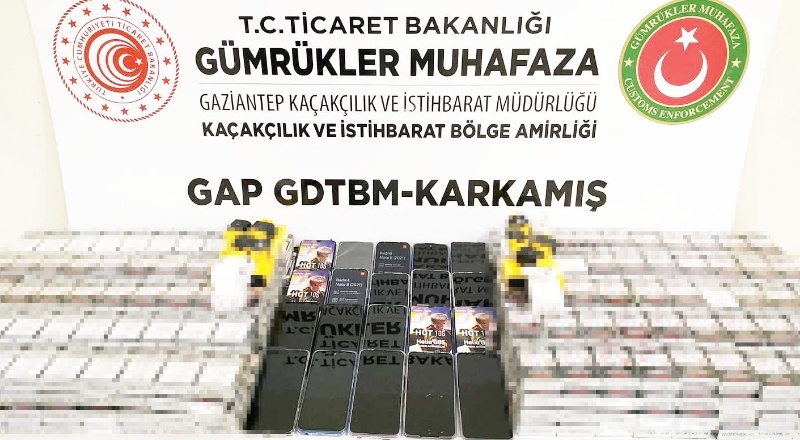 114 milyon liralık kaçak eşya ele geçirildi