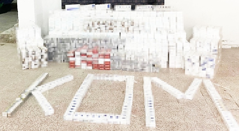 12 bin 530 paket kaçak sigara ele geçirildi