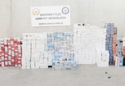 12 bin 960 paket kaçak sigara ele geçirildi