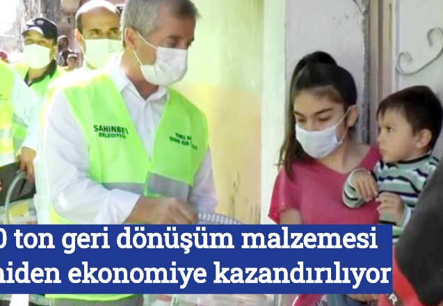 120 ton geri dönüşüm malzemesi yeniden ekonomiye kazandırılıyor