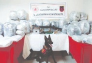 131 kilogram esrar ele geçirildi