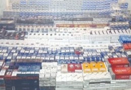 15 bin paket kaçak sigara ele geçirildi