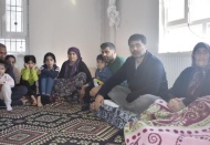 15 kişilik depremzede ailesi Mazıdağı ilçesinde misafir ediliyor