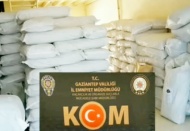 15 ton kaçak çay ele geçirildi
