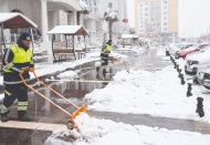 155 araç ve 486 personelle çalışma sürüyor