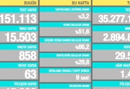 15.503 vaka, 858 hasta, 63 ölüm