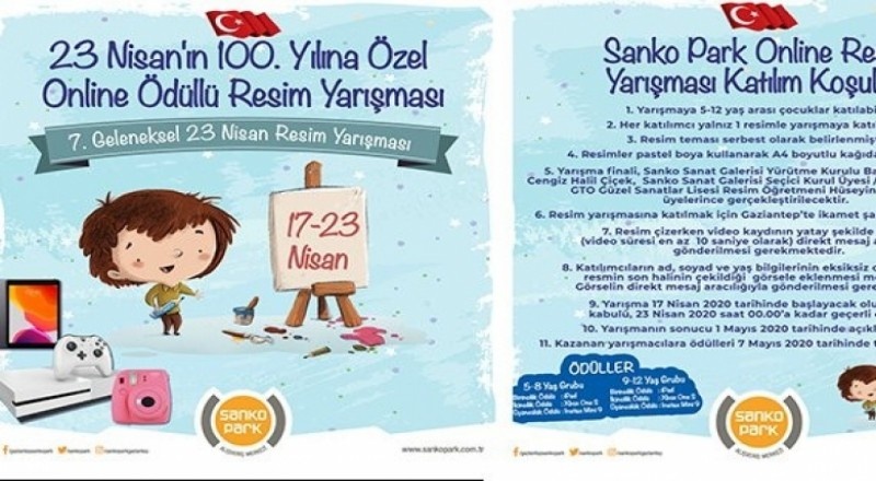 Online resim yarışması heyecanı
