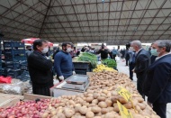 Pazar yerleri denetlendi