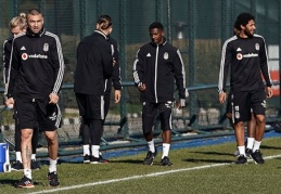 Beşiktaş'ta takım idmanları başladı
