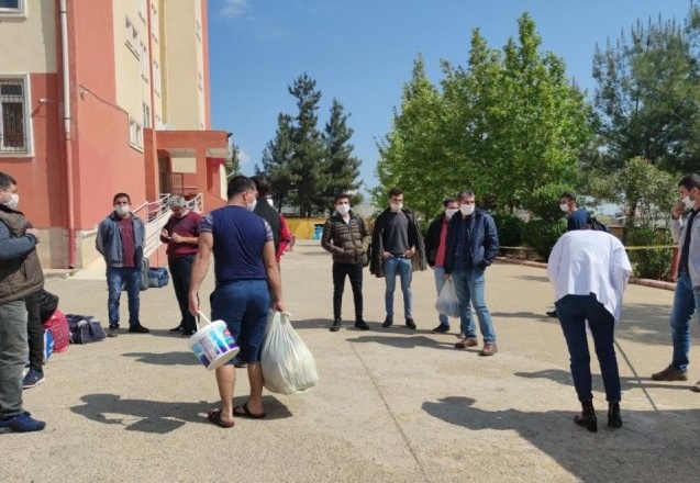 İstanbul’dan gelen işçilerin karantina süresi sona erdi