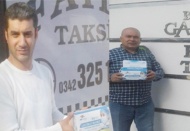 Üyelere ve taksi duraklarına 10 bin maske dağıtıldı