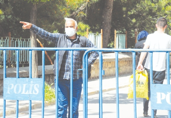 Sam Mahallesi, korona virüs salgını nedeniyle karantinaya alındı