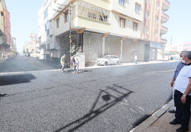 Şahinbey’de asfalt çalışması sürüyor