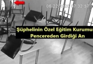 Özel eğitim kurumunda hırsızlık kamerada