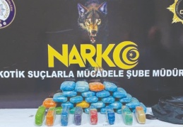 16 kilo 650 gram eroin ele geçirildi