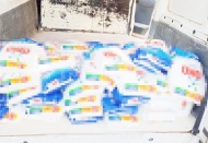 16 ton kaçak deterjan ele geçirildi