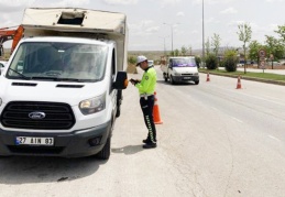 161 araç trafikten men edildi